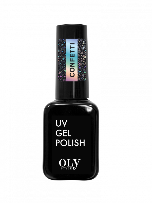 OLYSTYLE Top coat without a sticky layer Glitter Top Coat tone 02 confetti